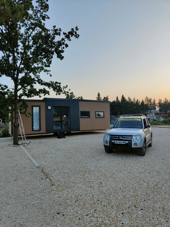 Mise en place d'une tiny house avec une voiture-pilote